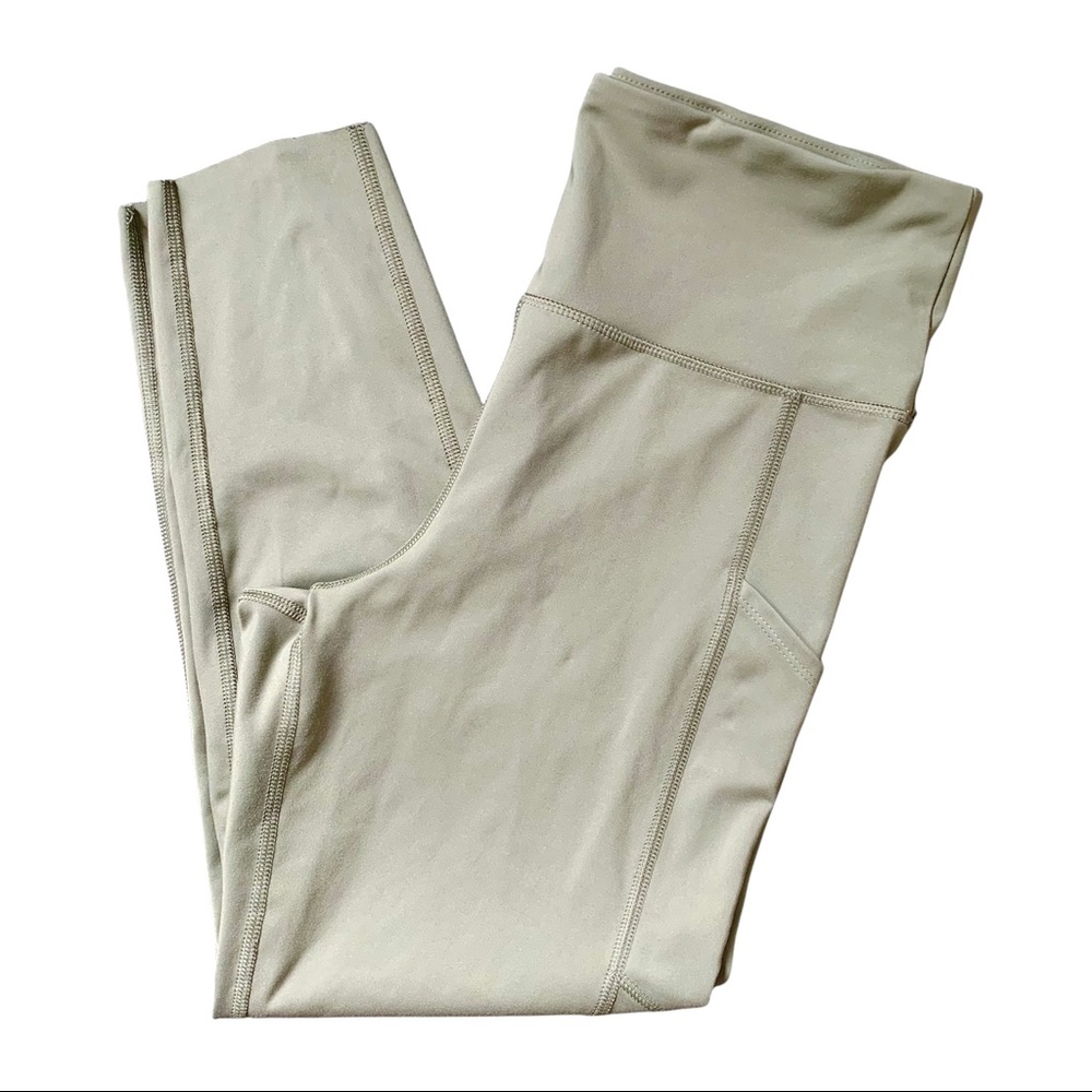 AE NWOT Olive High Waisted Pocket Leggings - Picture 2 of 5